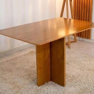 Mesa Salinas 120x80 Tampo Londres MDF sem Vidro com 4 cadeiras