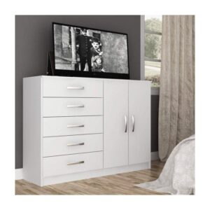 Cômoda Araruama Miracema 5 Gavetas 2 Portas