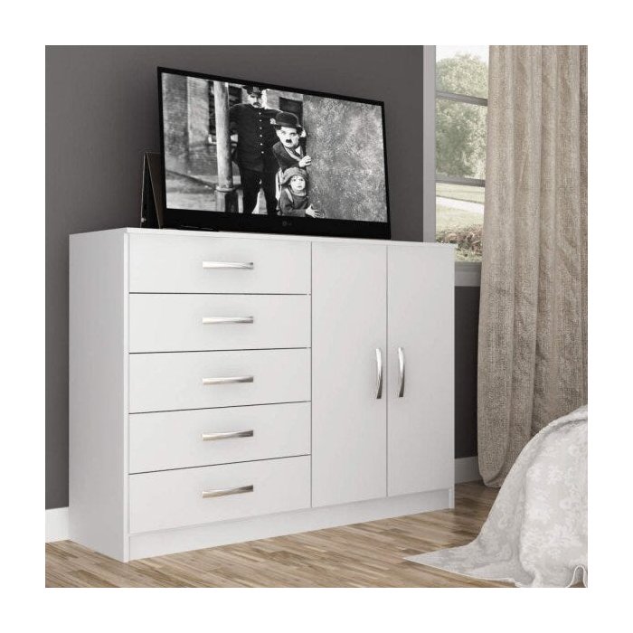 Cômoda Araruama Miracema 5 Gavetas 2 Portas