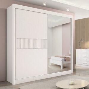 Guarda Roupa Atenas 2 Portas com Espelho