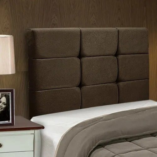 Cabeceira Solteiro Ana – Estofada em Veludo Suede – JS Móveis