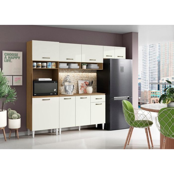 Cozinha Aurora com Balcão Arv Atenas 9P1G