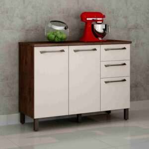 Balcão Cozinha Jade 3P2G Nyne
