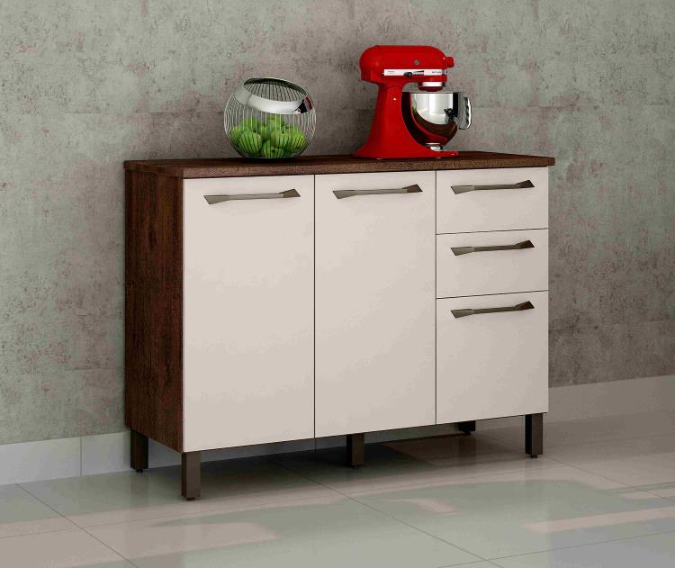 Balcão Cozinha Jade 3P2G Nyne