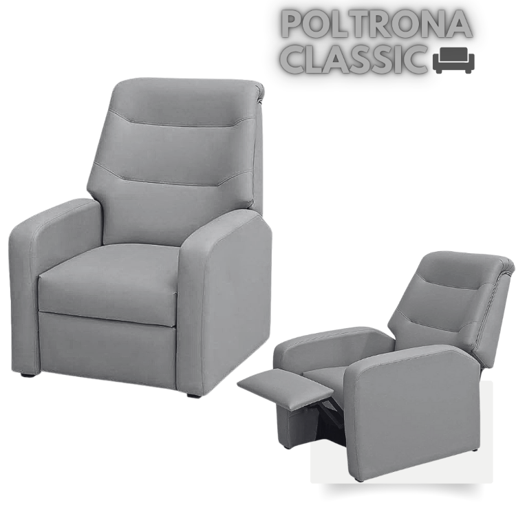 Poltrona Reclinável MX Classic 1 Estagio Linho Matrix