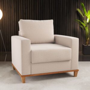 Poltrona Living Runa Linho Viero